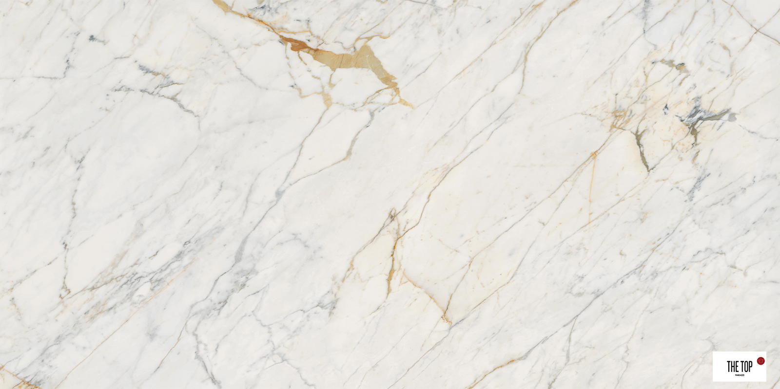 MARBLE LOOK - Golden White